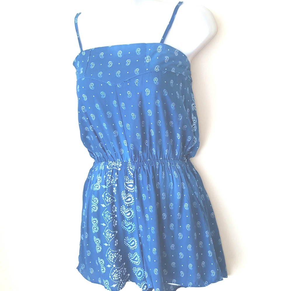 Romper Bandana Boho Rayon Size Medium Surf Gypsy